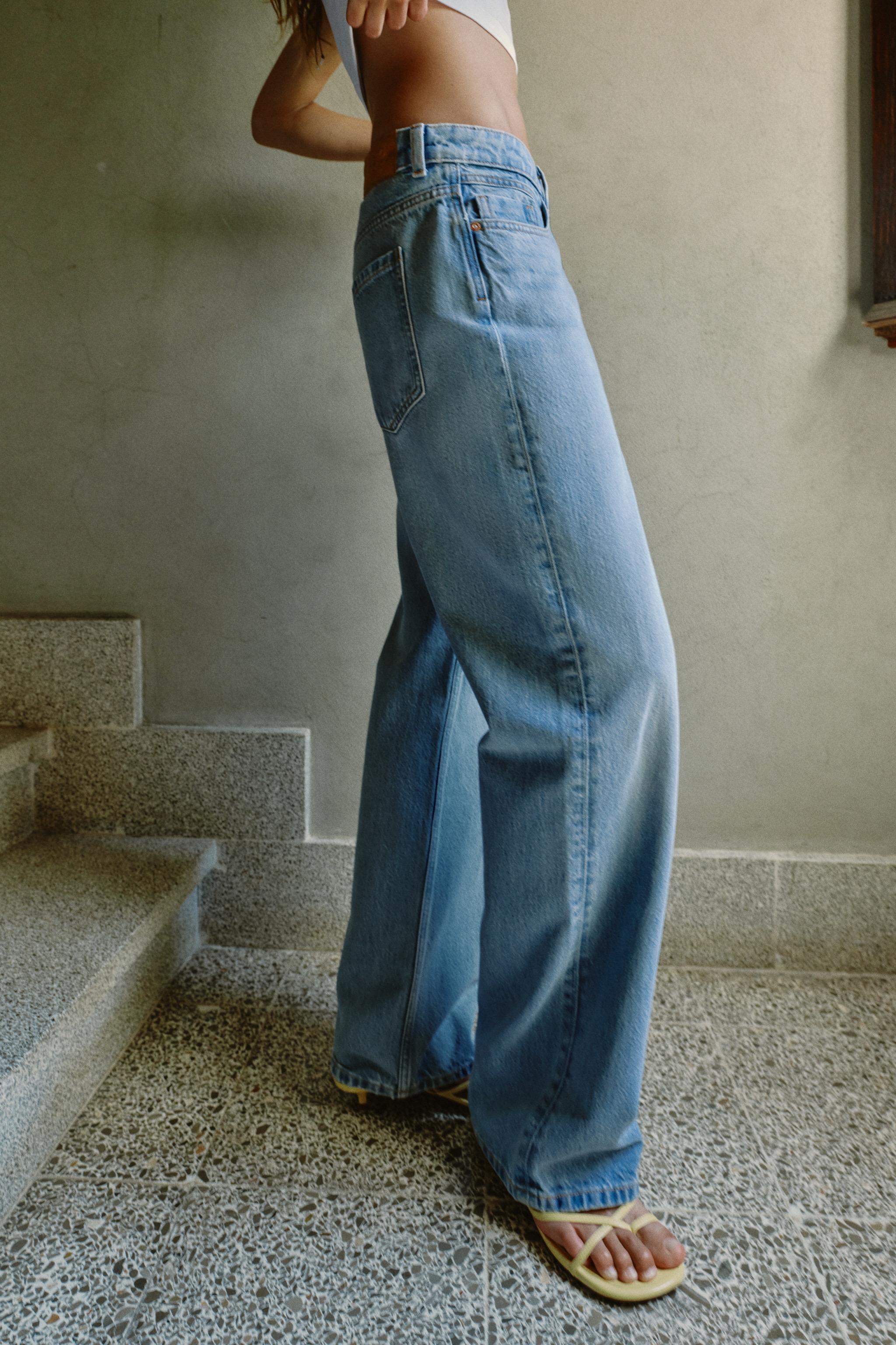 Z1975 HIGH WAIST STRAIGHT LONG LENGTH JEANS